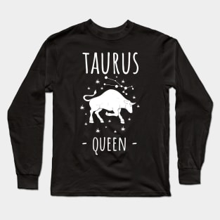 taurus queen Long Sleeve T-Shirt